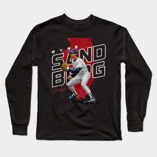 ryne sandberg player map Long Sleeve T-Shirt